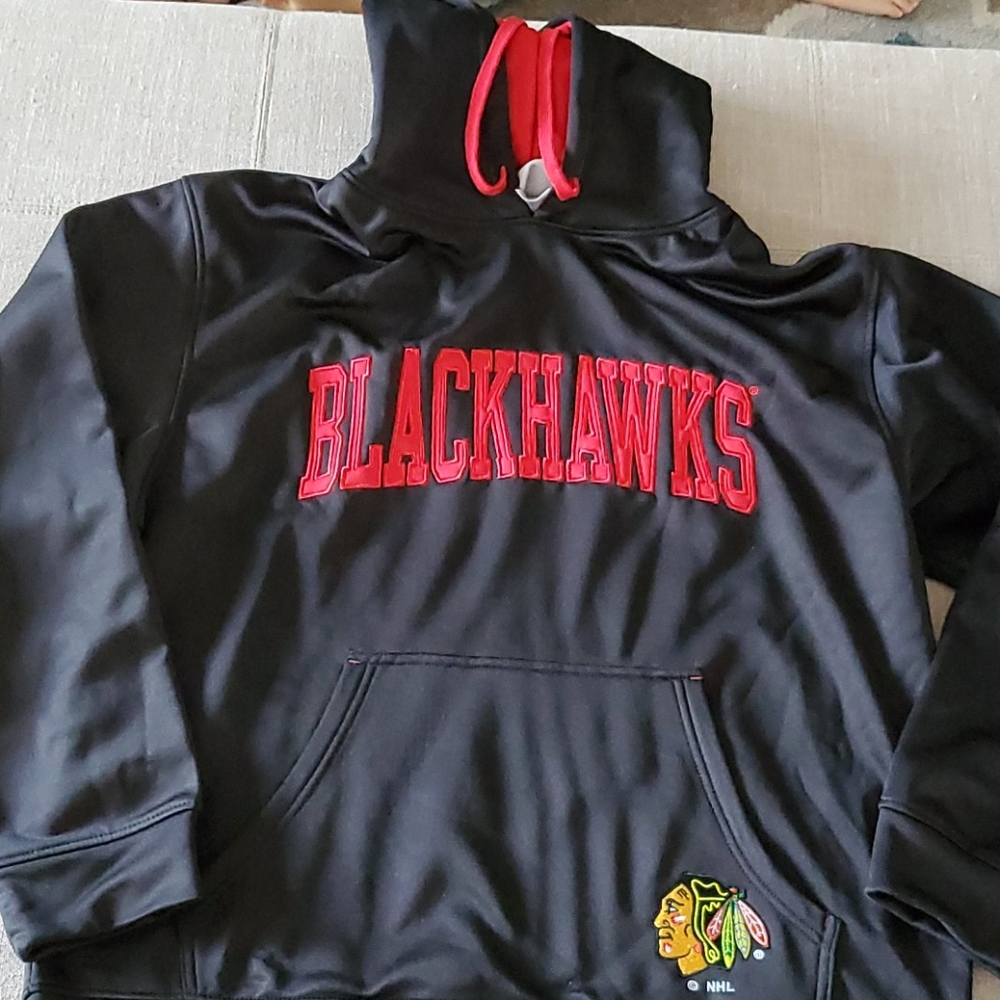 Mens Chicago Blackhawks Hoodie size L 42/44
